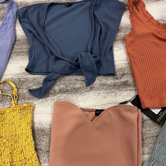 Crop Top Bundle John Galt, Wild Fable, Forever 21, Zaful, Pretty Little thing - Picture 8 of 12